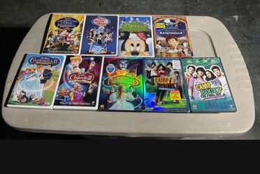 Lot Of 9 Walt Disney DVD Movies