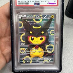 Shiny Rayquaza Pikachu Poncho PSA 10