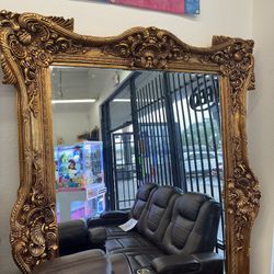 Antique Gold Giant Mirror
