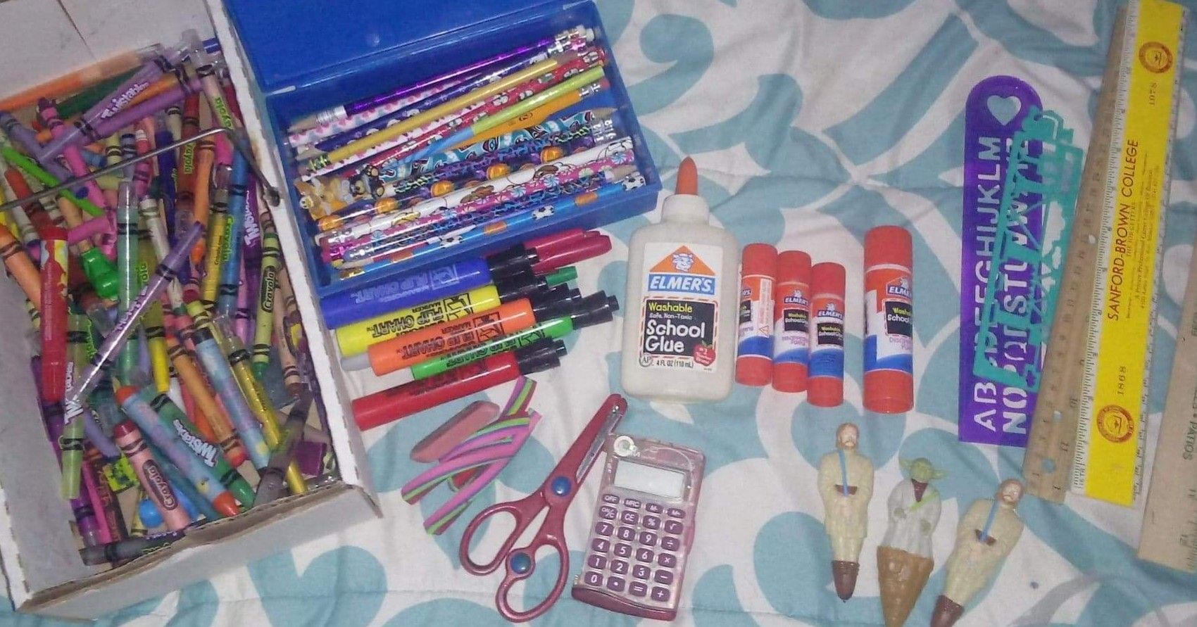 Craft/school supplies lot