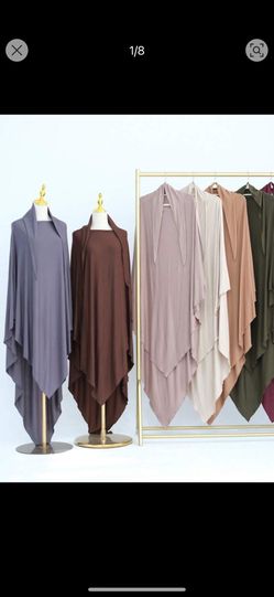 Jersey Lon Khimar , Niqab#hijab#abaya#scarf