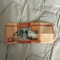 $100 Bill From Dominican Republic