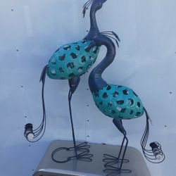 Your Choice Of Either Style Colorful Metal Garden Decor Sold Individually Special Price Today Only Sunday $40 Each