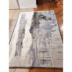 Egyptian Hand Knotted Silk Rug 5.3 X 7.8