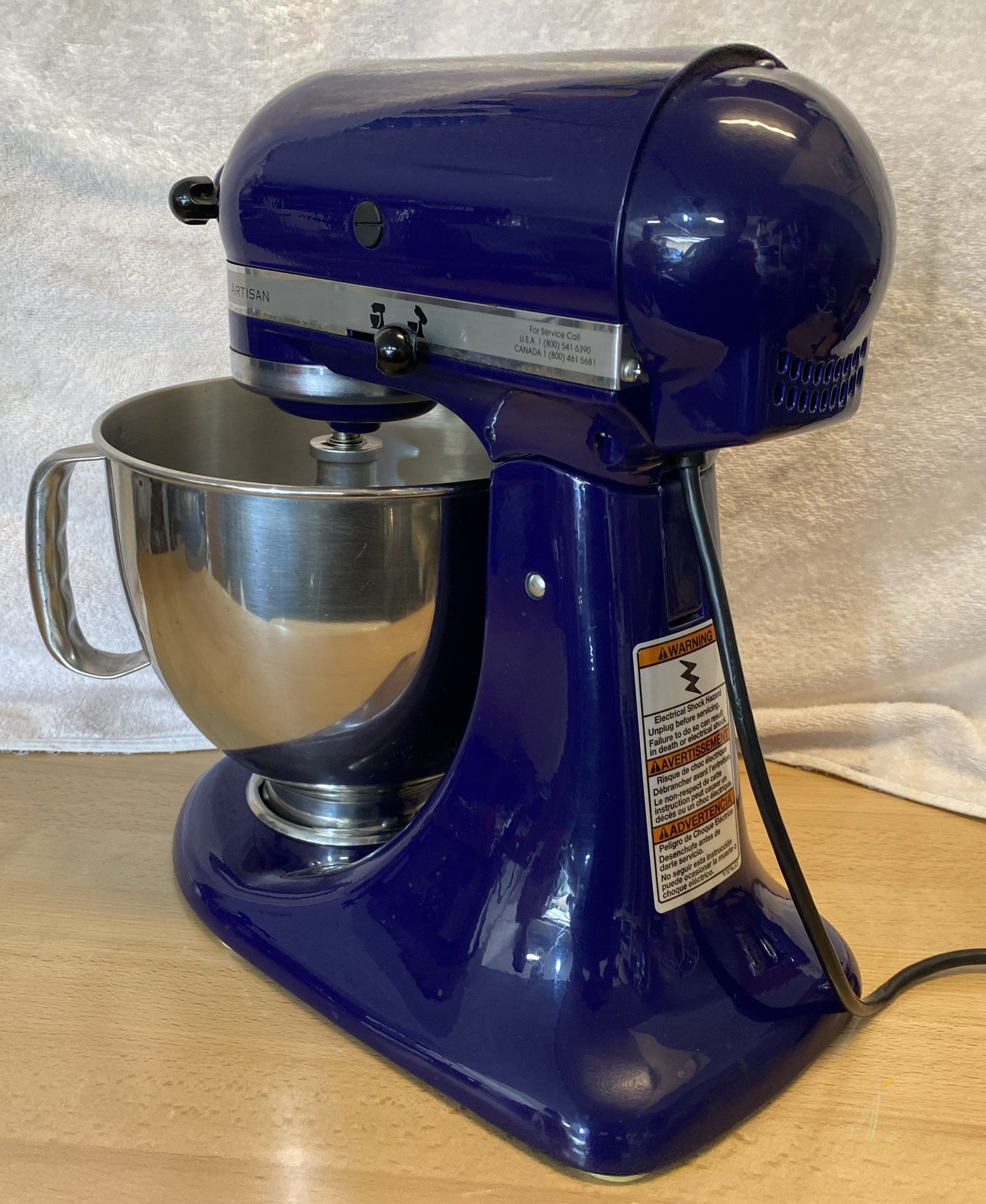 Kitchenaid Artisan Series 5 Quart TiltHead Stand MixerCobalt Blue for