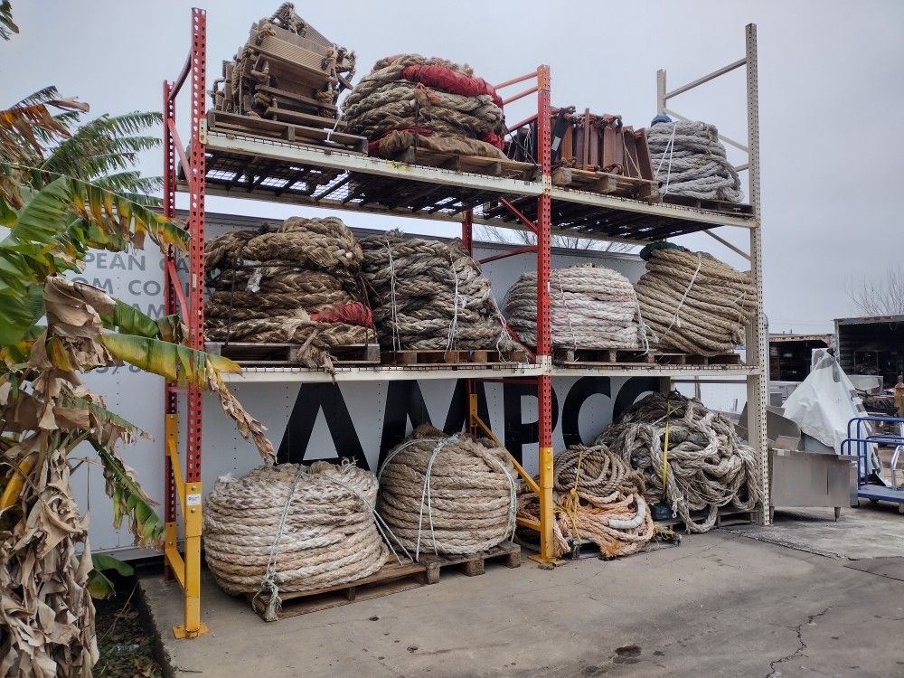 720'ft Long 8 Strand Marine Mooring Rope - 20 Pallets Available - $600 per Pallet