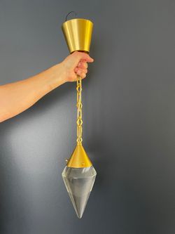 Arteriors Berkley Pendant Antique Brass, Clear Crystal - $350