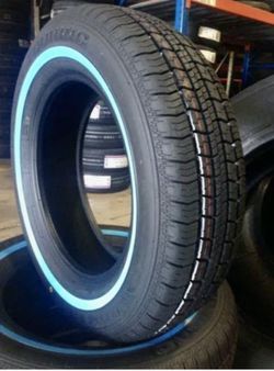 Lowrider 520 Tires 175/75/R14 Whitewall Radial 520 Style New Set Of (4)