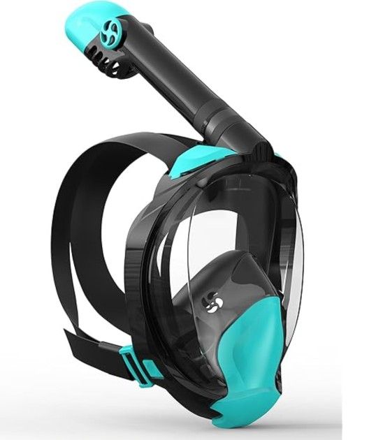 Diving Mask Snorkeling Masks Underwater Rotate 180 View Anti-Fog Anti-Leak Full Face Professional