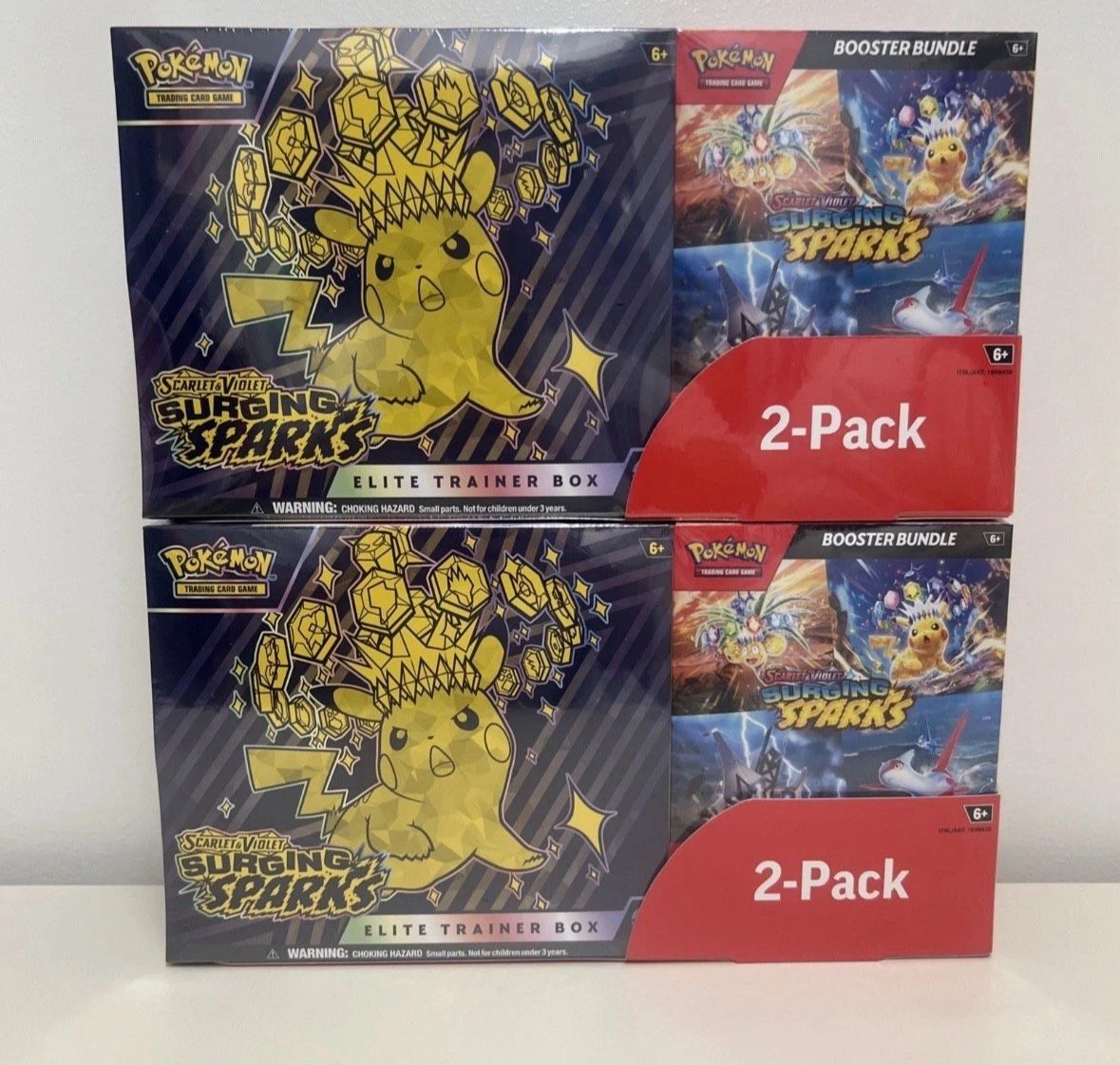 surging sparks etb and booster box Pokemon Scarlet and Violet 8 (SV08) Surging Sparks