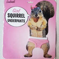 Girl Squirrel Underpants Joke 