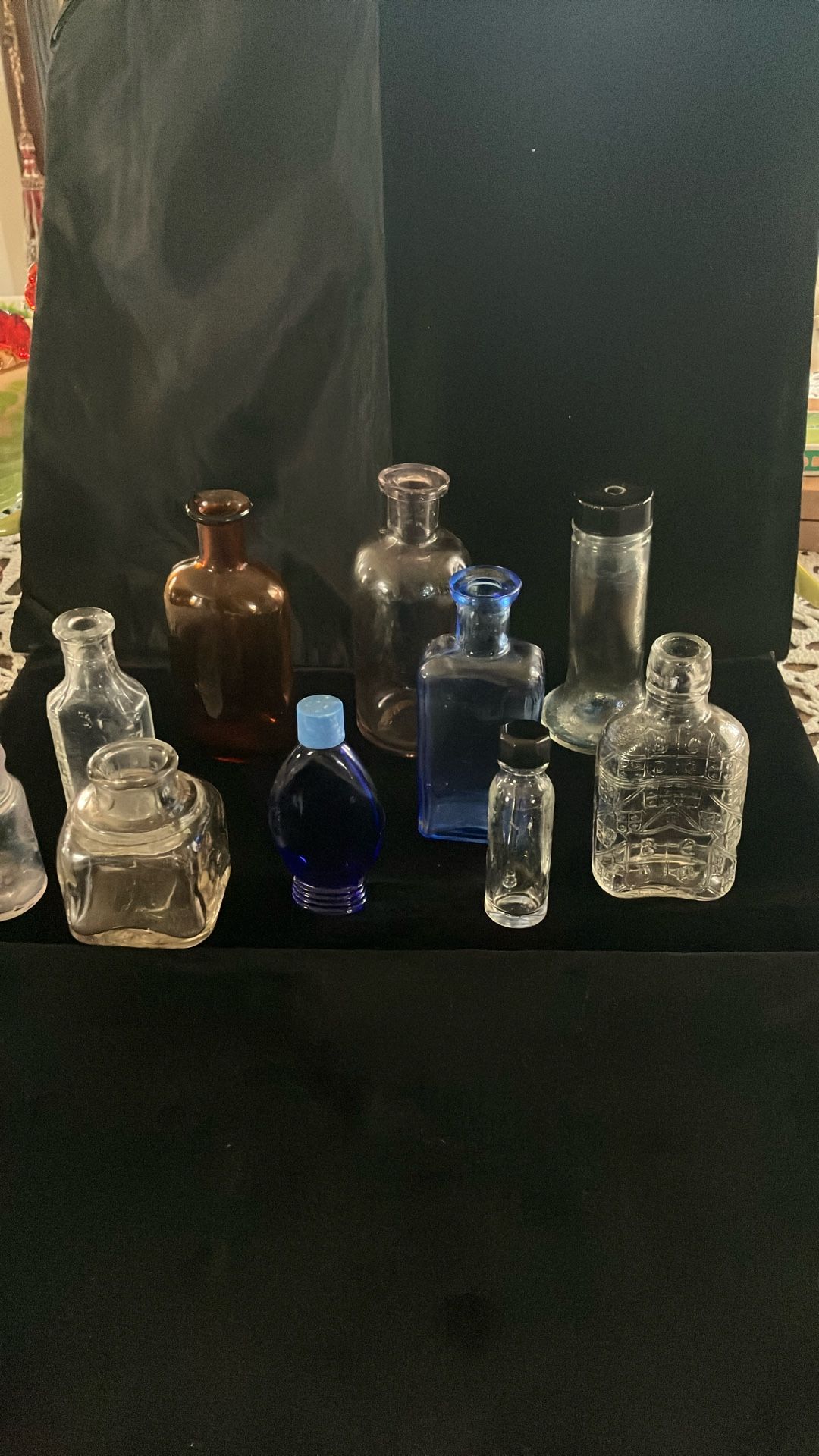 10 Vintage Small Bottles