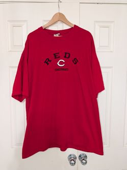 Cincinnati Reds Vintage T Shirt Men's Large Cotton Short Sleeve Lee Sport
