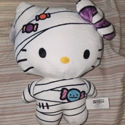 Hello Kitty Mummy Halloween Plushie 