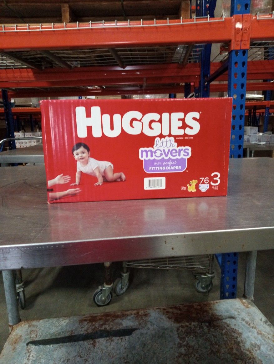 Huggies Little Movers 76 Count Size 3