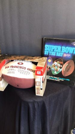 Collectible 49ers limited edition football