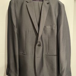 men american rag slim fit dark grey suit size xl