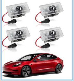Tesla Door Emblem Lights