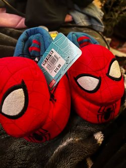 Kid Spider-Man slippers