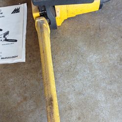 McCullough  Corded Chain Saw 