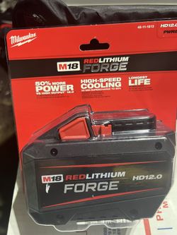  M18 18V Lithium-lon REDLITHIUM FORGE HD 12.0 Ah Battery Pack