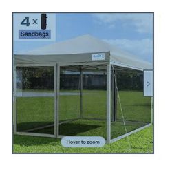 Quictent 8x8 Mesh Pop-up Canopy