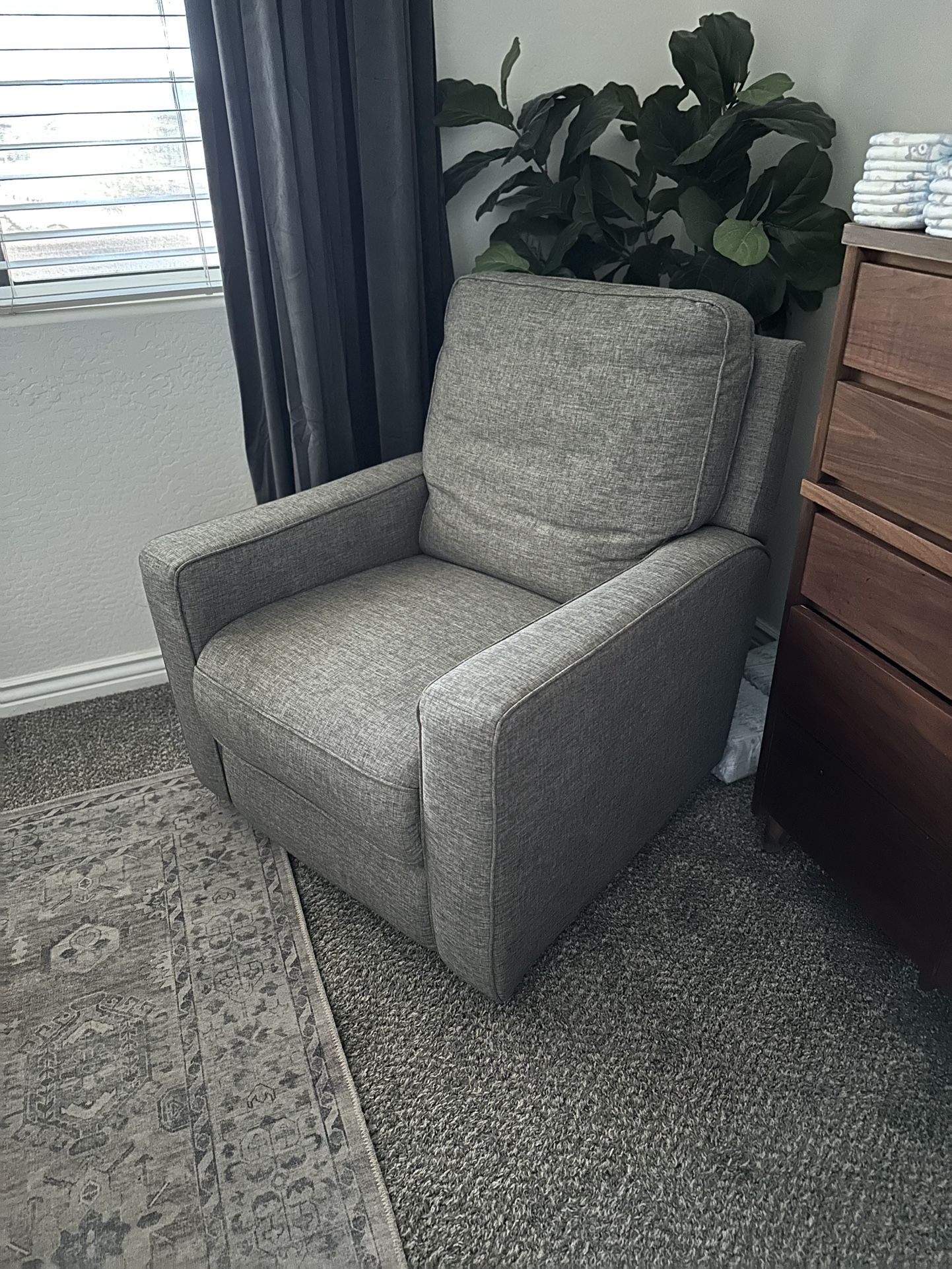 Gray Recliner Chair