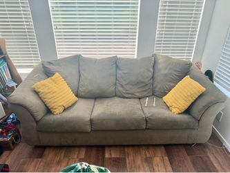 Free Microfiber Sofa with Sleeper