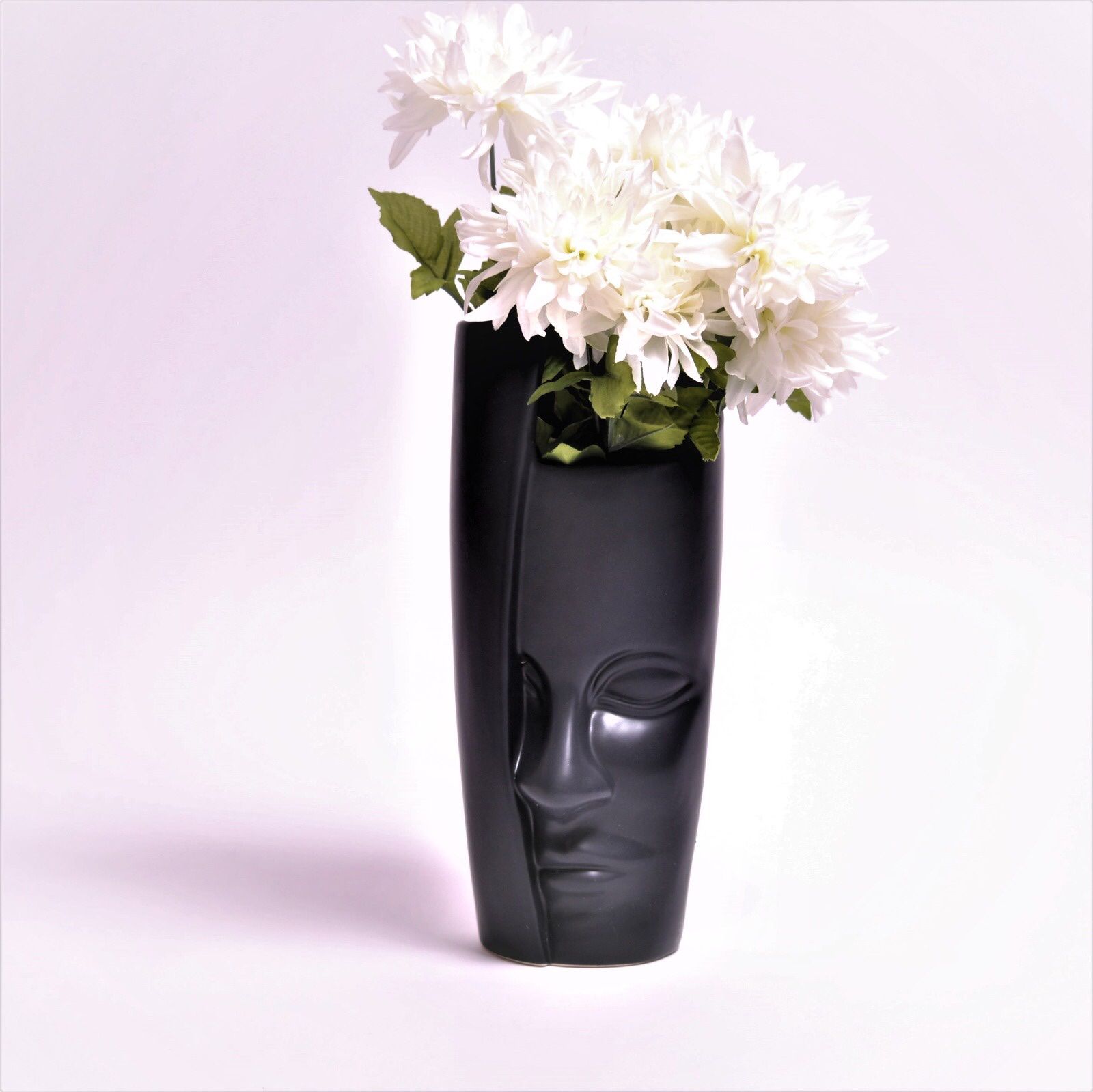 Face Sculpture Vase | Head Flower Vase | HOME DECOR | MAN FACE CERAMIC VASE | POSHIPO