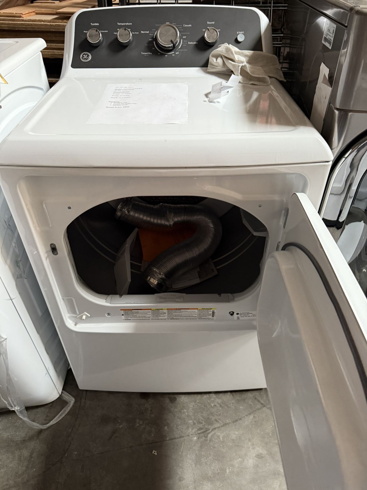 GE Electric Dryer 85% Off Moving Sale