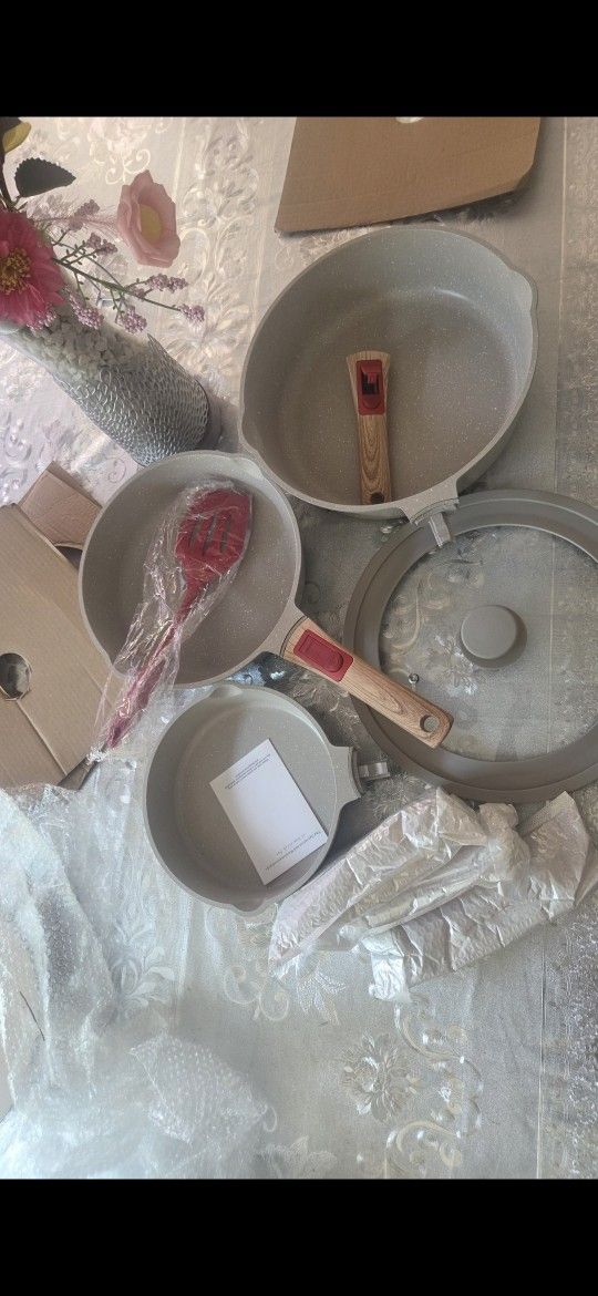 5 Pieces Deep Frying Pans Set