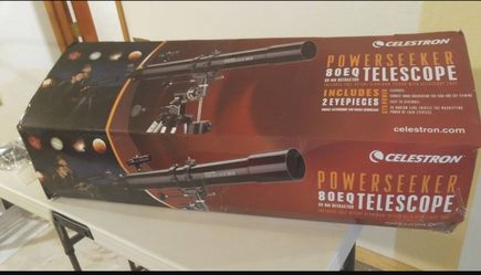 Celestron Powerseeker 80EQ 80mm Refractor Telescope (NEW IN BOX)