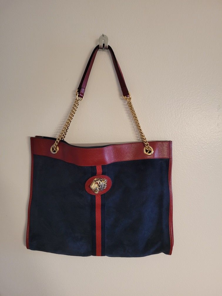 Authentic Gucci Rajah Large Tote Handbag