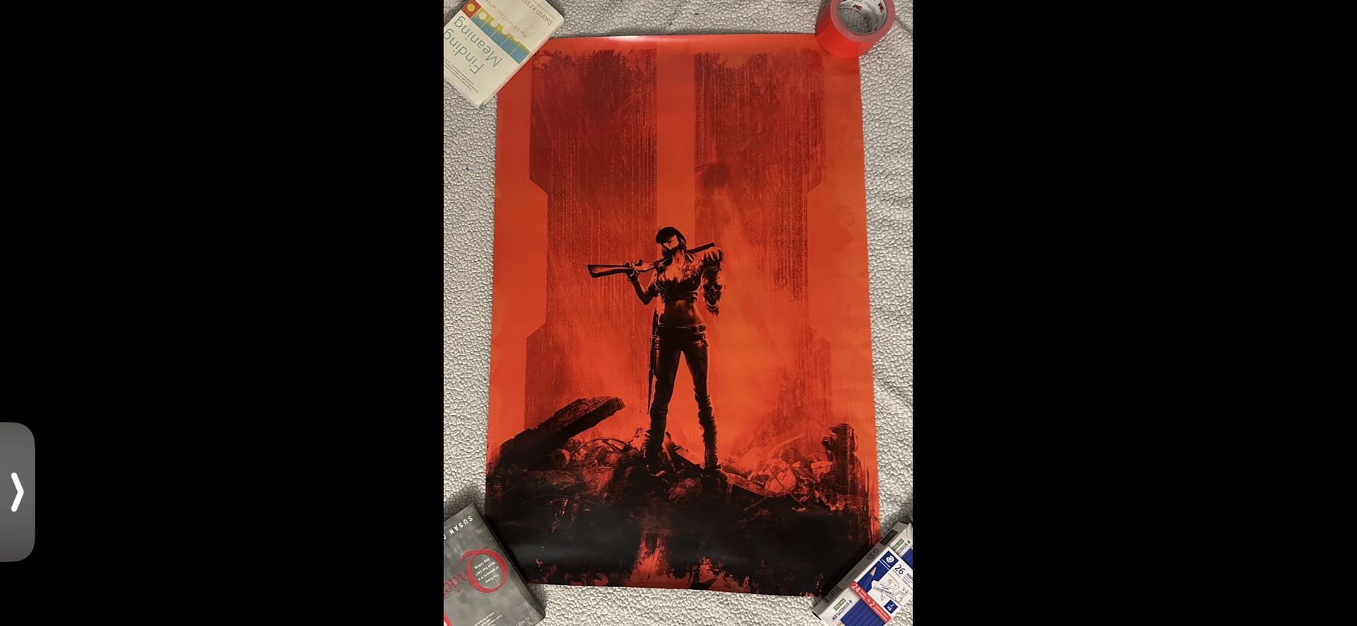 Call of Duty Black Ops 2 Double Sided Launch Poster Treyarch Origional 2012 Prnt