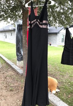 Zac Posen black prom dress