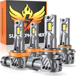 Brand New H11 9005 LED Fog Light Bulbs Set – Super Bright 6500K White (Pack of 4)