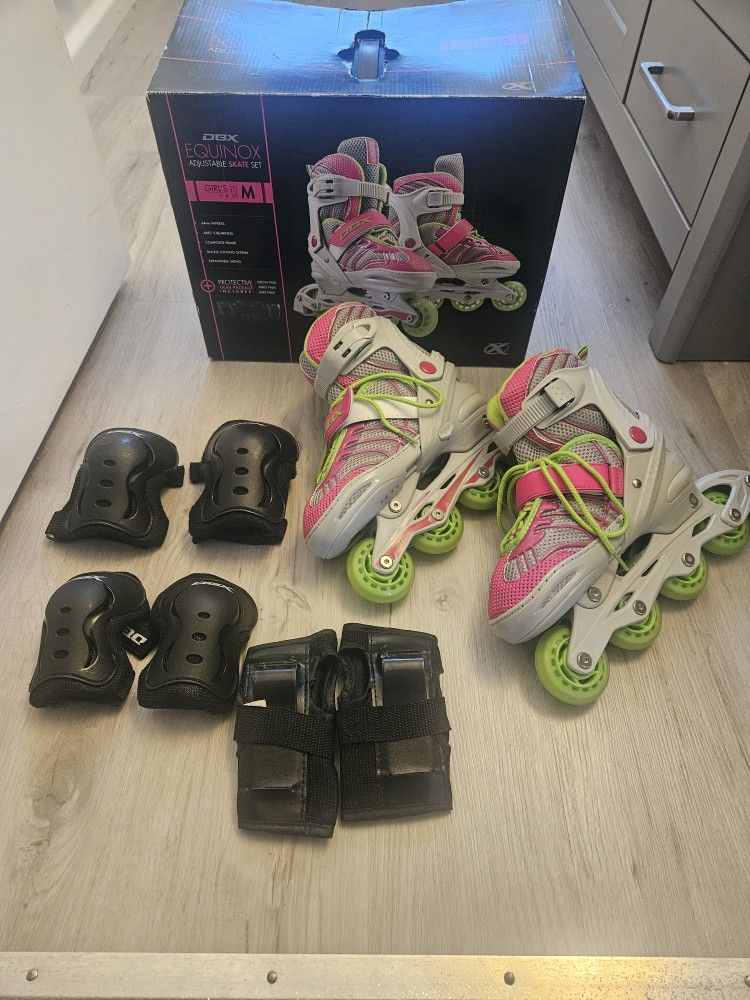 Girls' DBX Equinox Adjustable Inline Roller Blade Skates