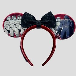 Loungefly Disney Star Wars: Dark Side Ear Headband Darth Vader Detachable Bow