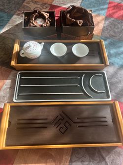 Tea Set with Tea Tray