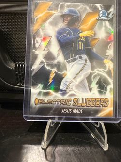 Bowman Chrome Jesús Made Electric Sluggers Insert RC