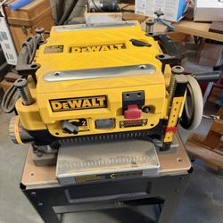 15 Amp 13 in. Corded Planer and Mobile Thickness Planer Stand