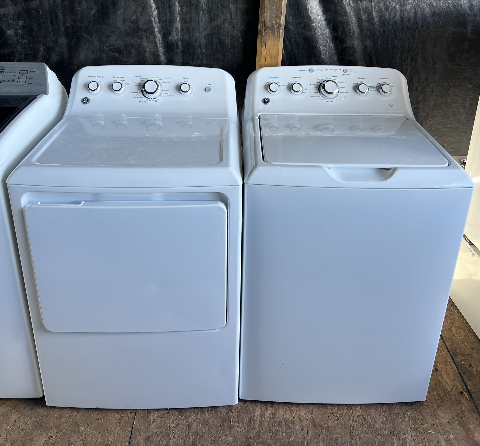 Ge High Efficiency Washer & dryer Set : todo Le Funciona Perfecto