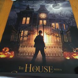 "The House With A Clock In It's Walls" Theater movie poster