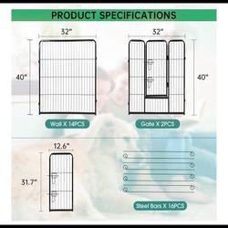 New 40 inch dog playpen