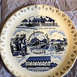 Pennsylvania Dutch Country - Decorative Collector Plate - vintage