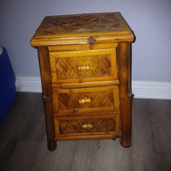 Side Wood Cabinet $30