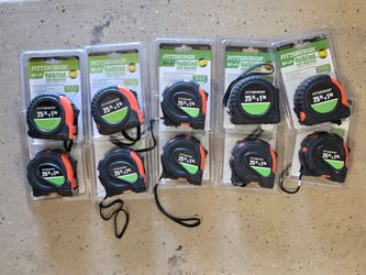 25 ft tape measure X 10