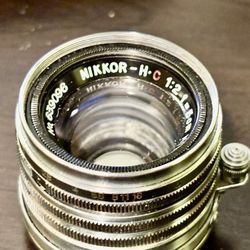 Nikkor Vintage Lens 5 cm , 50 mm 