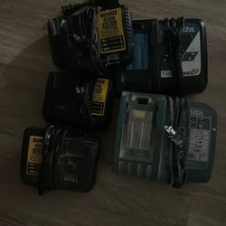 Cargadores Dewalt Y Makita 
