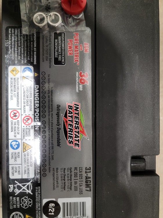 Interstate Battery Batteries 31AGM7